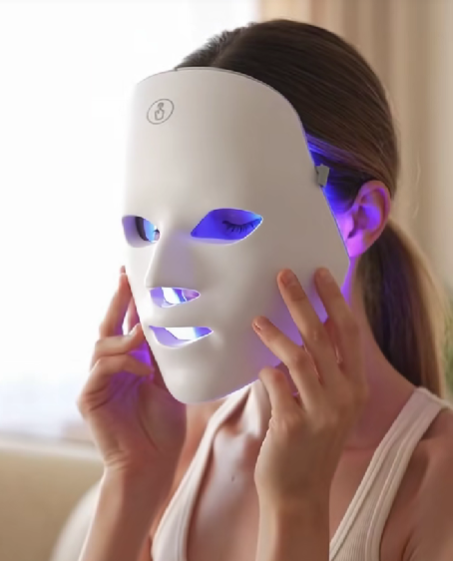 Máscara LED Facial Terapéutica — vista frontal